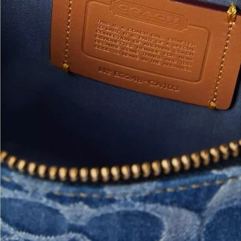 Túi Coach Swinger in Signature Denim Indigo Midnight DS Navy
