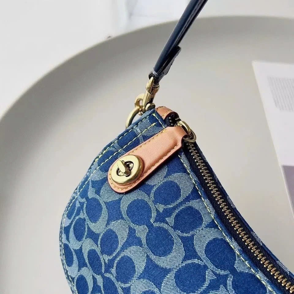Túi Coach Swinger in Signature Denim Indigo Midnight DS Navy