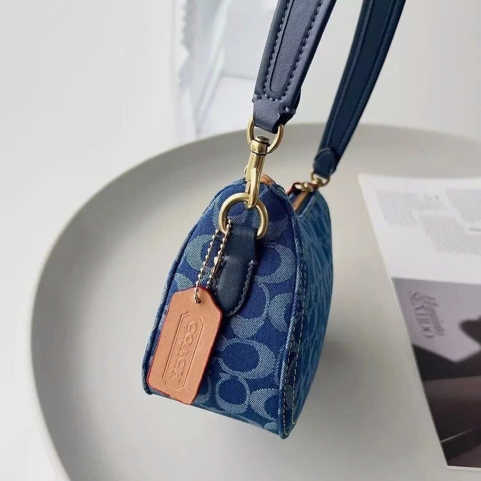 Túi Coach Swinger in Signature Denim Indigo Midnight DS Navy