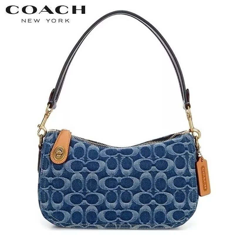 Túi Coach Swinger in Signature Denim Indigo Midnight DS Navy
