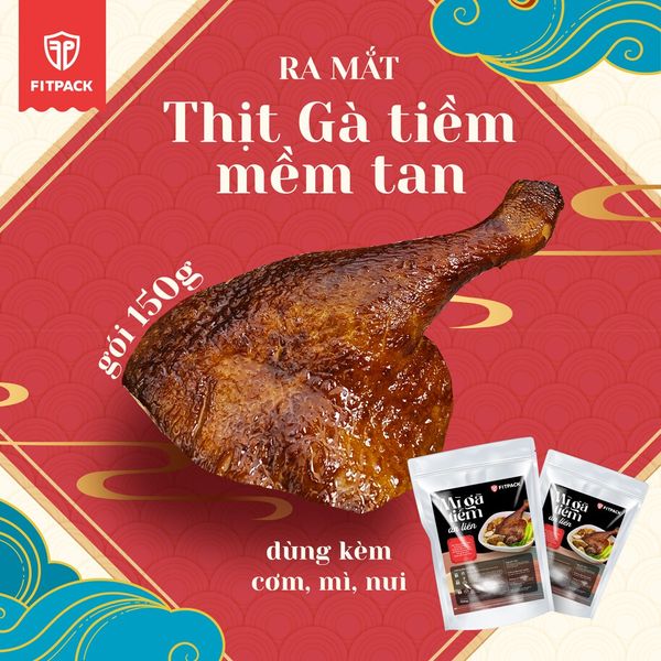 150g Gà Tiềm thơm mềm giảm cân Fitpack