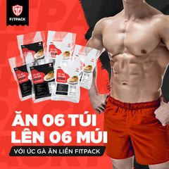 150g Ức Gà Ăn Liền Fitpack 08 Vị Giảm Cân Tăng Cơ