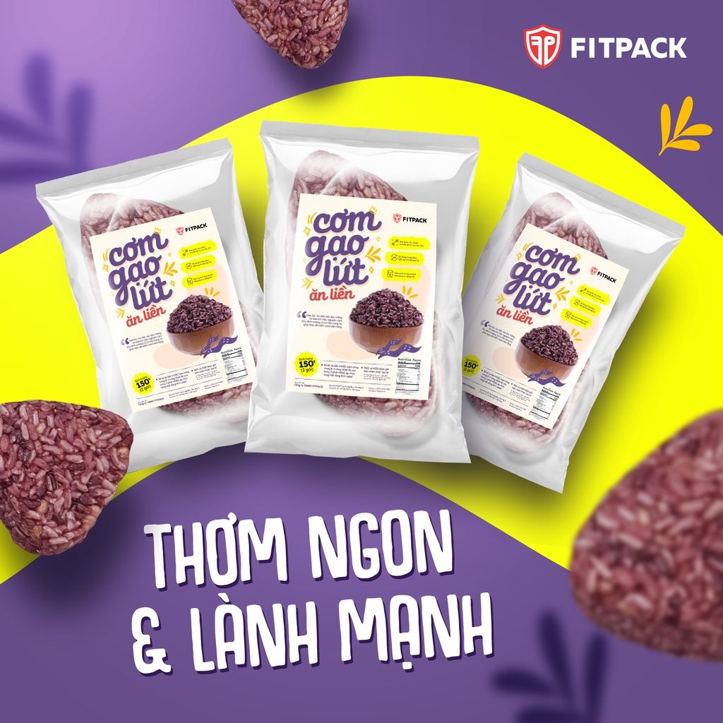 Cơm gạo lức ăn liền Fitpack 200g