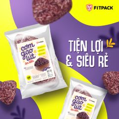 Cơm gạo lức ăn liền Fitpack 200g