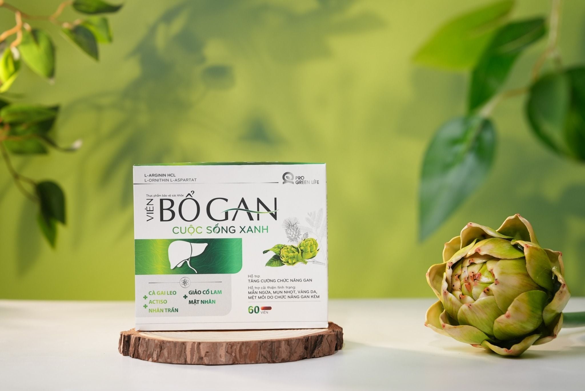  Viên Bổ Gan Cuộc Sống Xanh (Hộp 60 viên) 