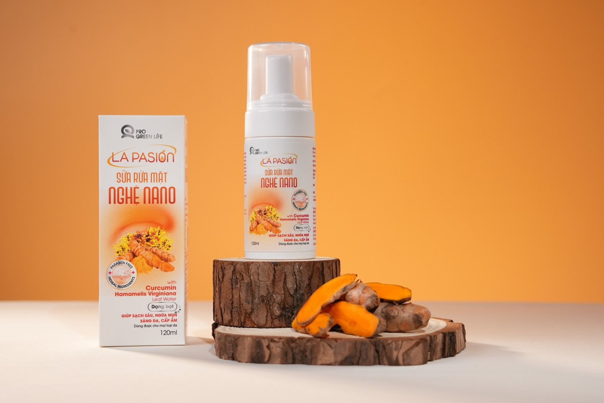  Sữa rửa mặt nghệ Nano La Pasión (120ml) 