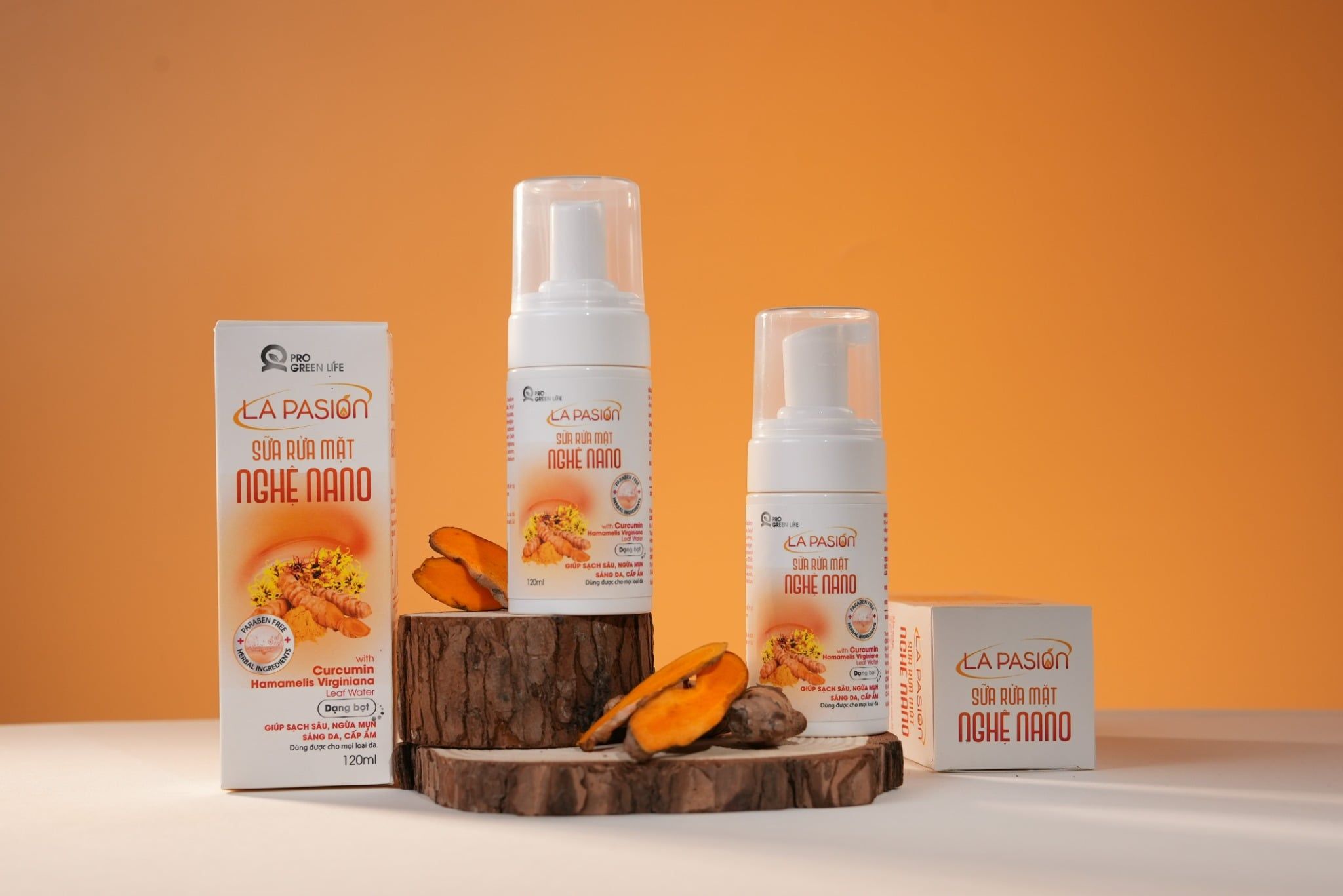  Sữa rửa mặt nghệ Nano La Pasión (120ml) 