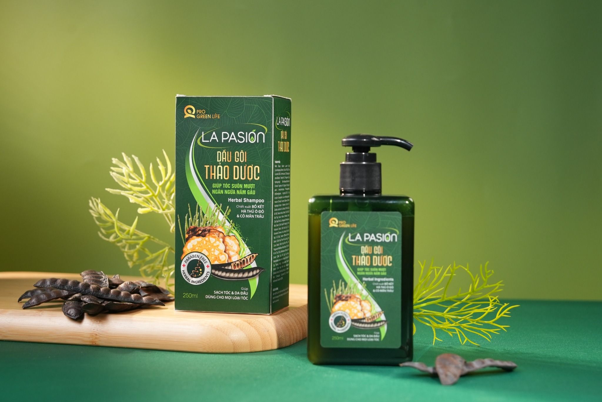  Dầu gội thảo dược La Pasión (250ml) 