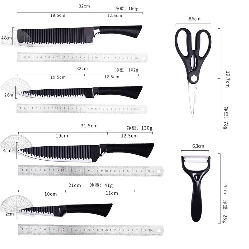 Set de Cuchillos Zepter X6: Elegancia y Precisión en tu Cocina - Set de cuchillos zepter X6