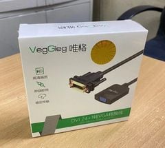 Cáp chuyển DVI(24+1) ra VGA V-Z619 0.5m