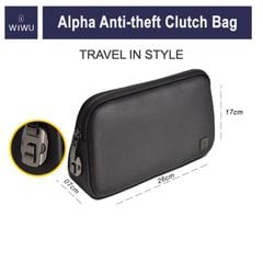 Túi Wiwu Alpha Anti Thieft Clutch Bag