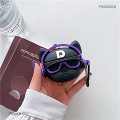 ** Case Airpods Pro dẻo Bull Hiphop Tím