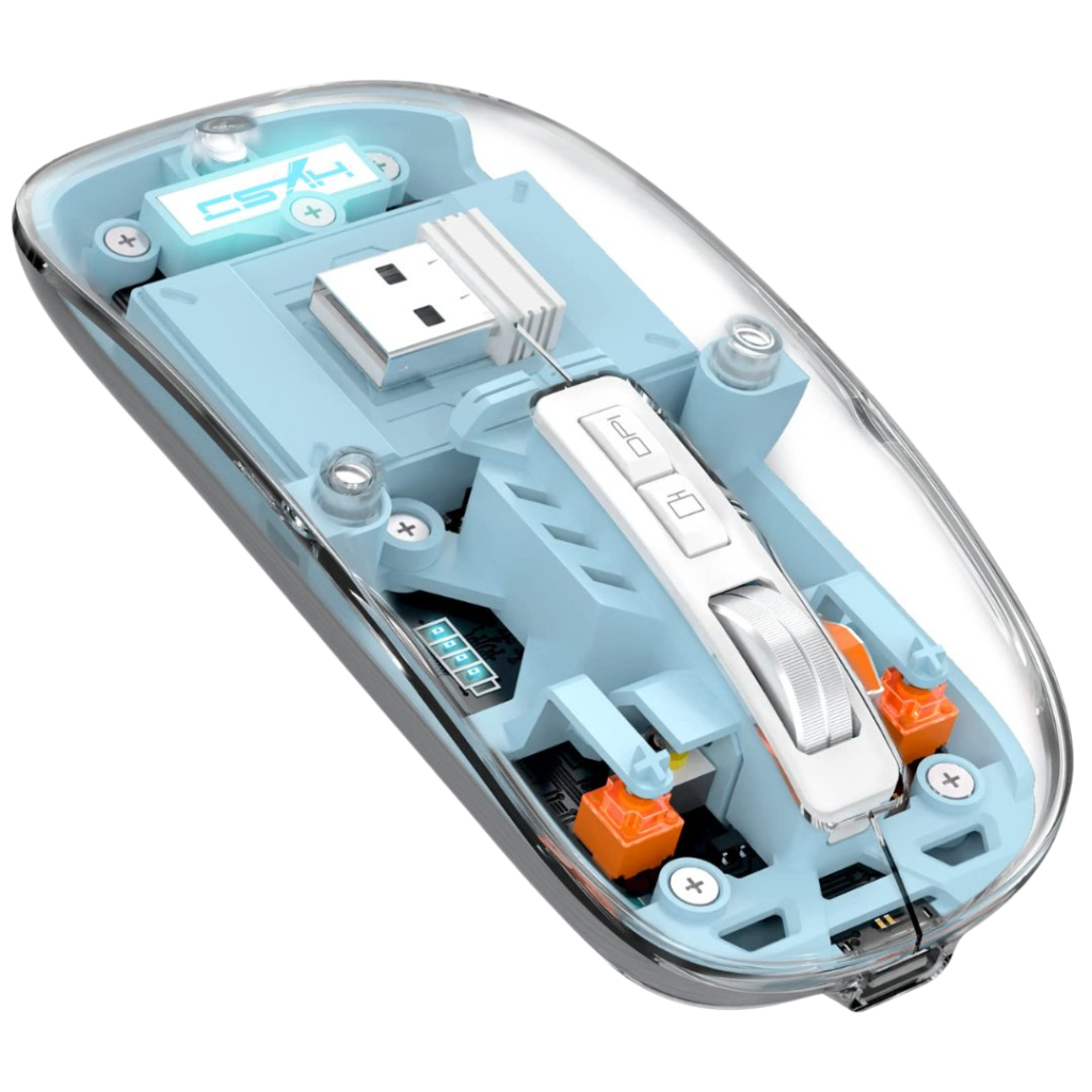 Chuột không dây + BT FMouse M133 trong suốt