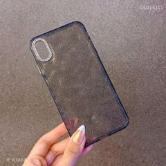 Ốp IP Xs Max lưng cứng nhủ kim tuyến camera đính đá