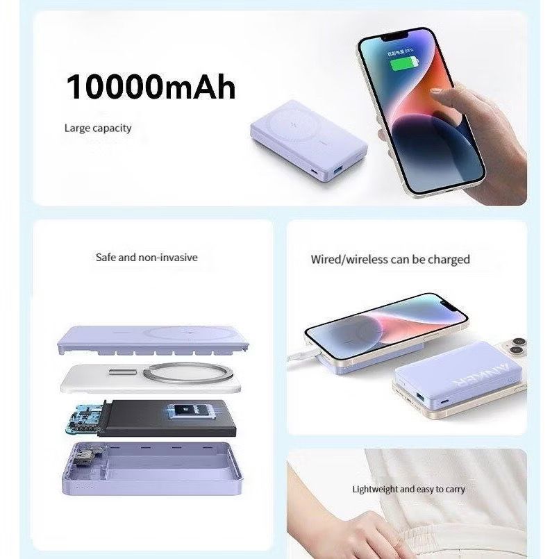 Pin dự phòng không dây Anker A1642 10.000mAh