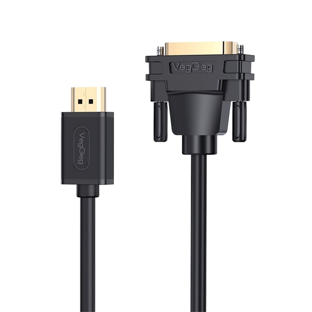 Cáp Hdmi sang DVI(24+1) Veggieg V-D202 1.5m