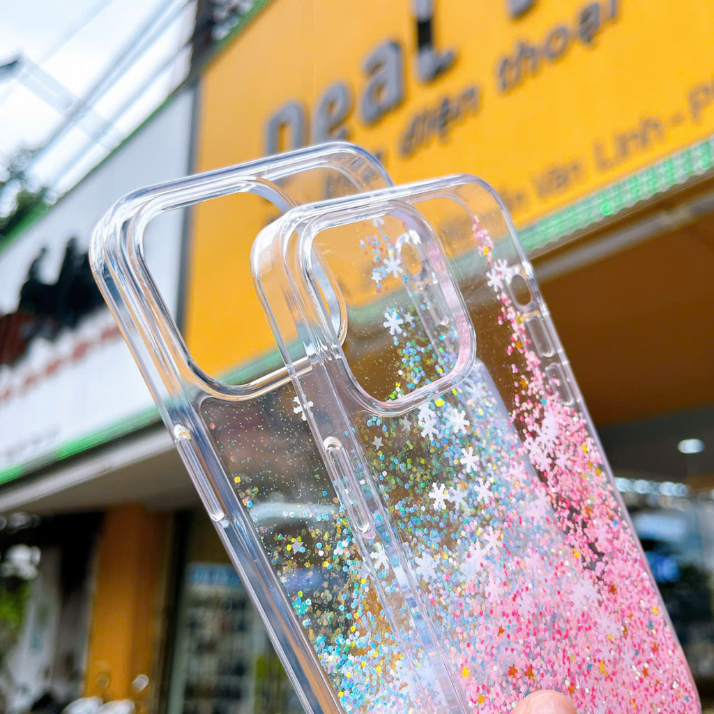 Ốp IP 16 Pro Deans lưng trong nhũ