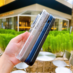 Ốp IP 14 Pro Max X-Level trong cứng viền màu