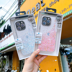 Ốp IP 16 Pro Deans lưng trong nhũ