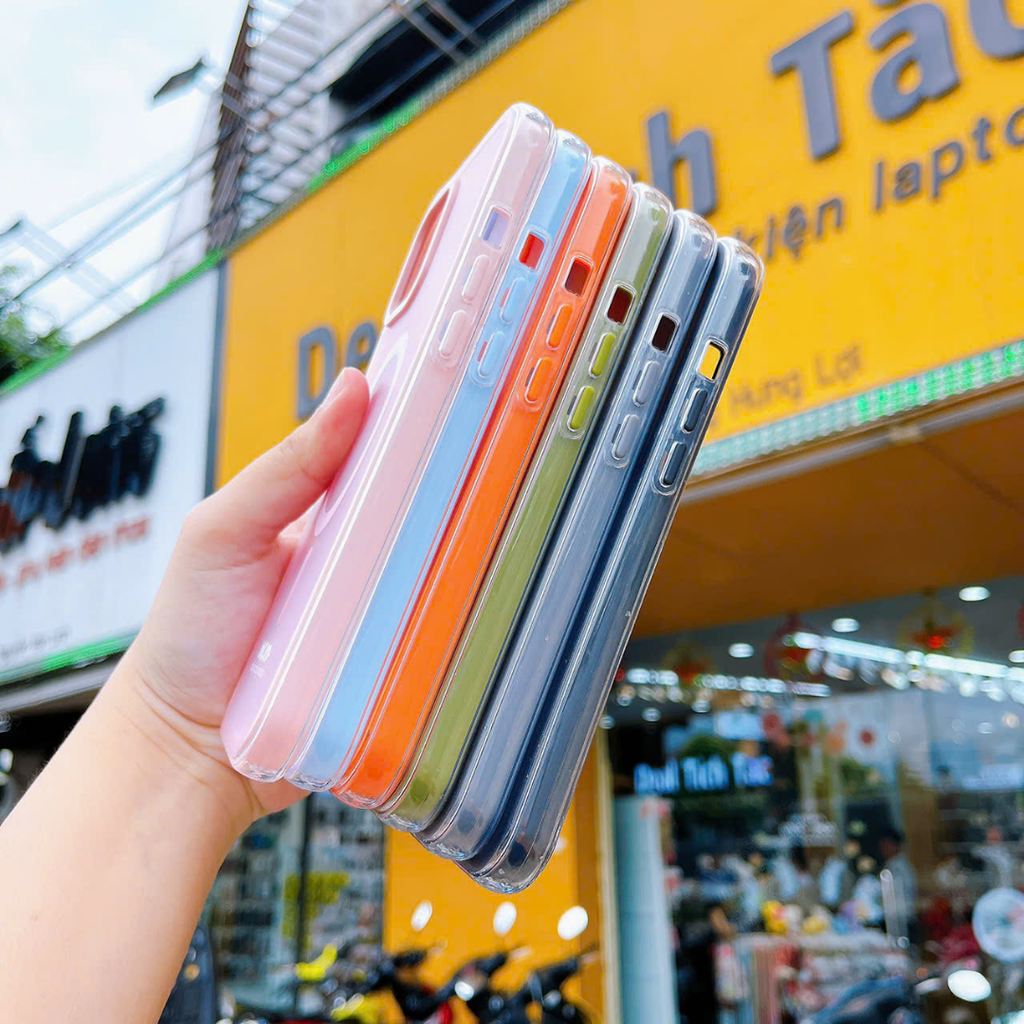 Ốp IP 13 Pro Max Likgus nhám Magsafe loang màu