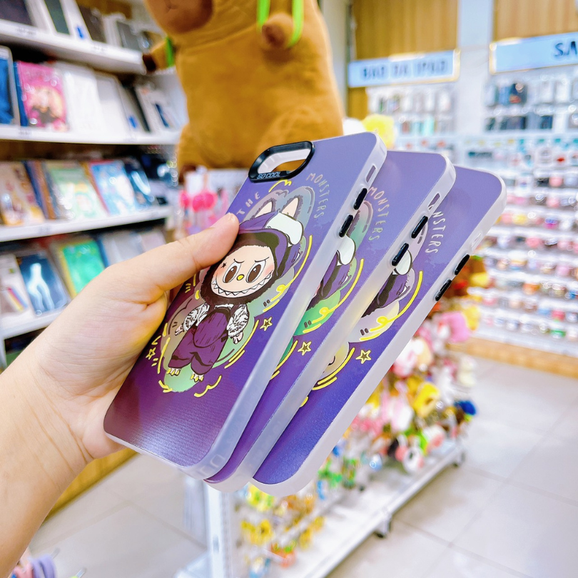 Ốp IP 7 lưng cứng Labubu tím