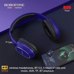 Headphone Bluetooth Borofone B09