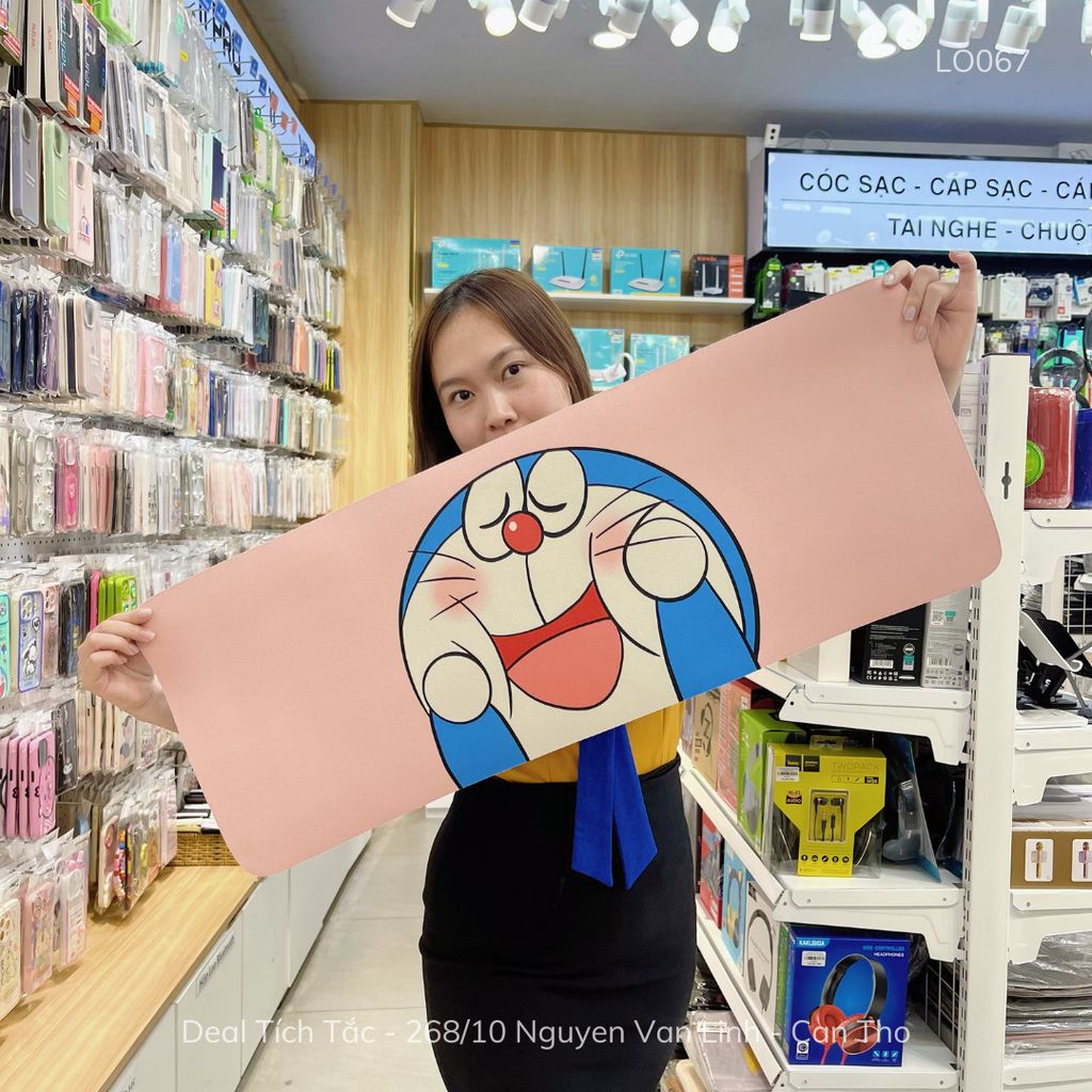 ** Lót chuột Doraemon 90x40cm