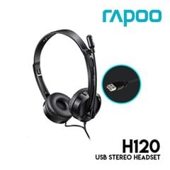 ** Headphone dây Rapoo H120G