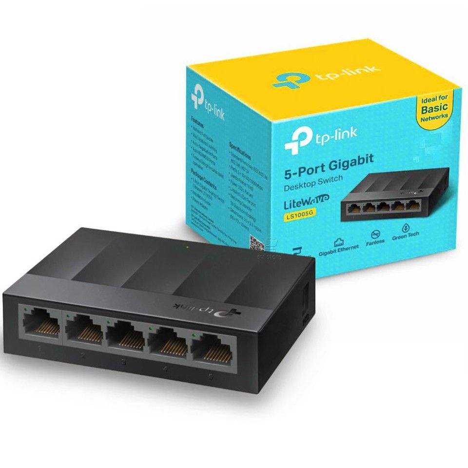 Hub TPLink ra 5 cổng 1Gbps