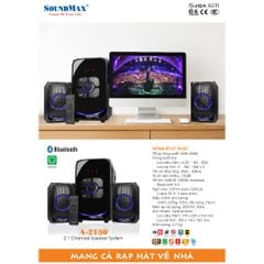 ** Loa vi tính Soundmax A2130 2.1
