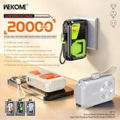 PDP không dây Wekome WP95 20.000mAh 25.5W