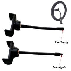 ** Kẹp điện thoại uốn dẻo ren trong