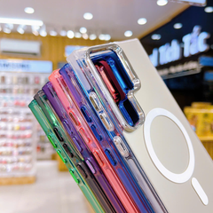 ** Ốp SS S23 Fe nhám bạc Magsafe camera trơn