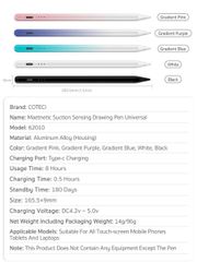 Bút cảm ứng Coteci 62010