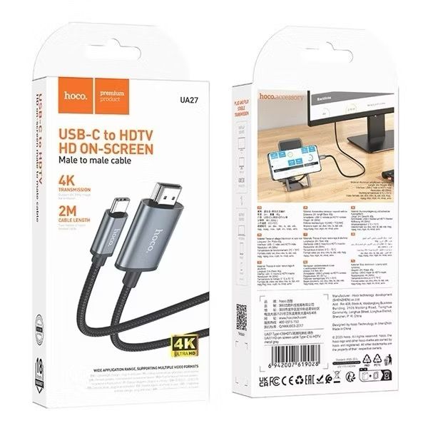 Cáp chuyển Type C ra Hdmi Hoco UA27