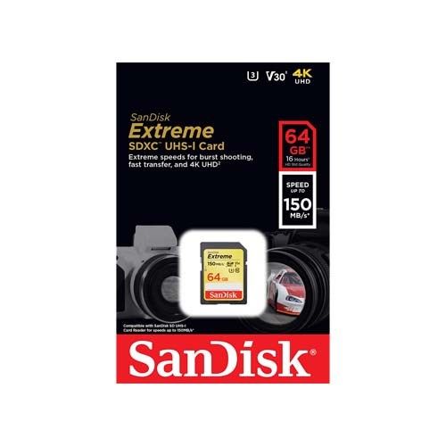 ** Thẻ nhớ SD Sandisk Extreme 64G