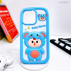 ** Ốp iPhone 13/14/15 dẻo su Voi baby three