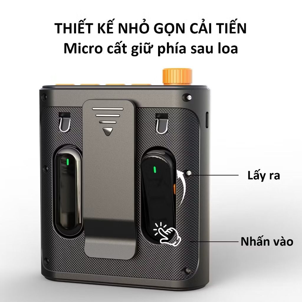 Loa trợ giảng + Mic không dây cài áo J6