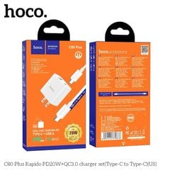 Bộ sạc Type C Hoco C80