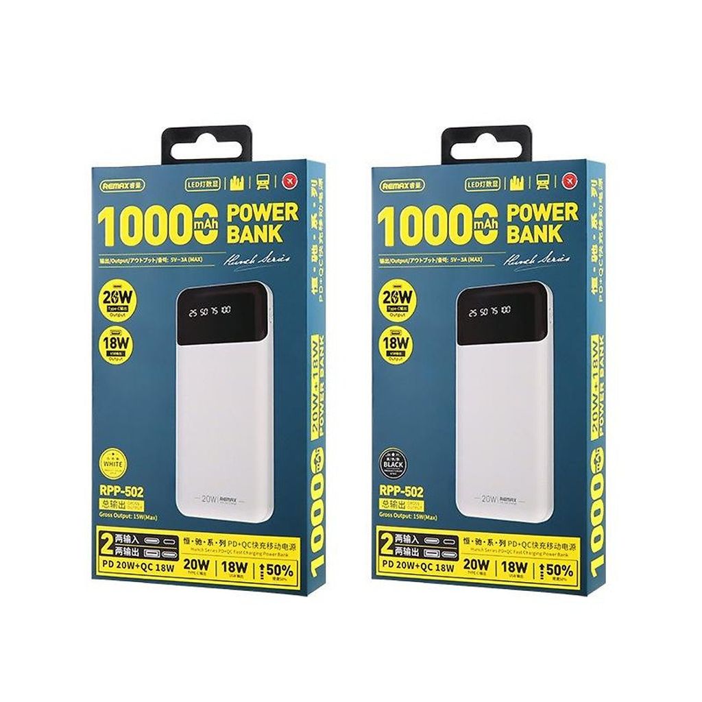 PDP Remax RPP502 10.000mAh QC3.0 + PD