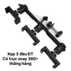 ** Kẹp điện thoại gắn thân 3 đầu kẹp