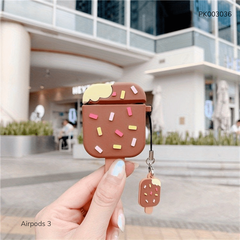 ** Case Airpods 3 dẻo cây kem nâu