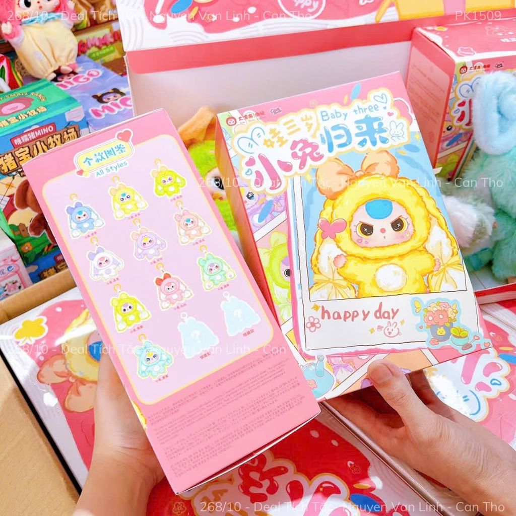 ** Hộp Random Baby Three Thỏ trở về