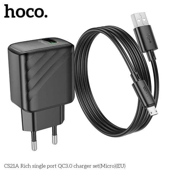 Bộ sạc Micro Hoco CS21 18W