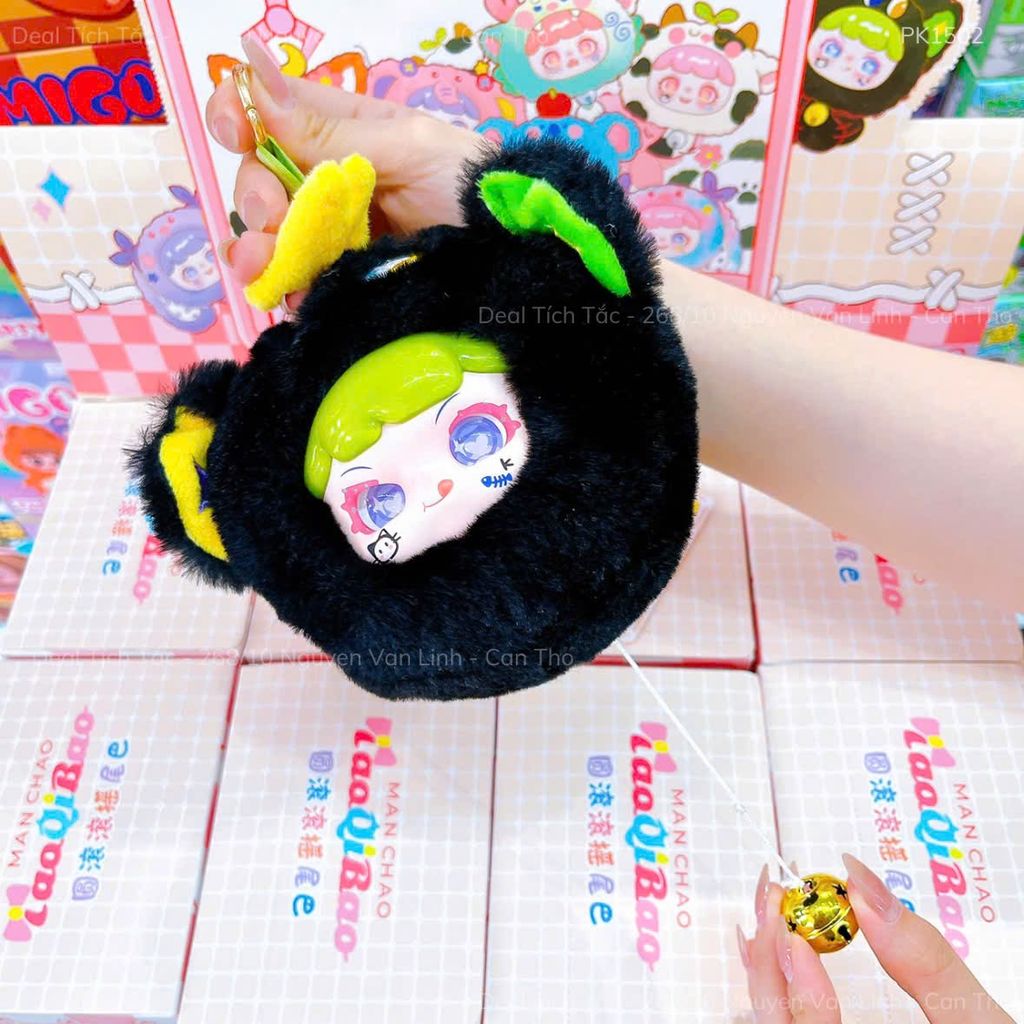 ** Hộp Random Manchao xoay đuôi hộp hồng