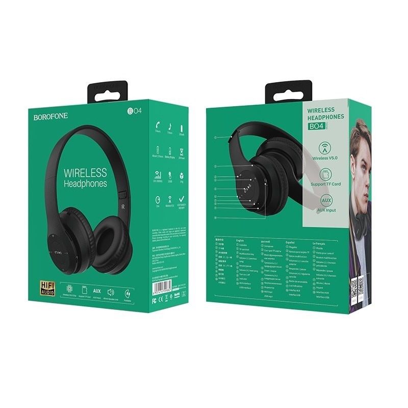 Headphone Bluetooth Borofone B04