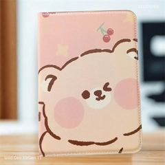 Bao da Ipad Gen 10/Gen 11 vân da sần cute