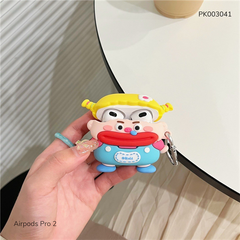 ** Case Airpods Pro 2 dẻo cô gái môi dày tóc vàng