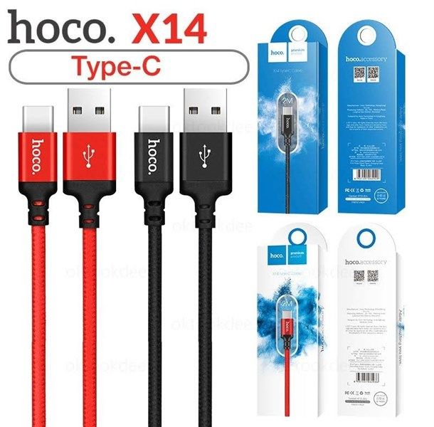 **Cáp Type C Hoco X14 2m