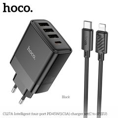 Bộ sạc Lightning Hoco C127A 3U 1C 45W